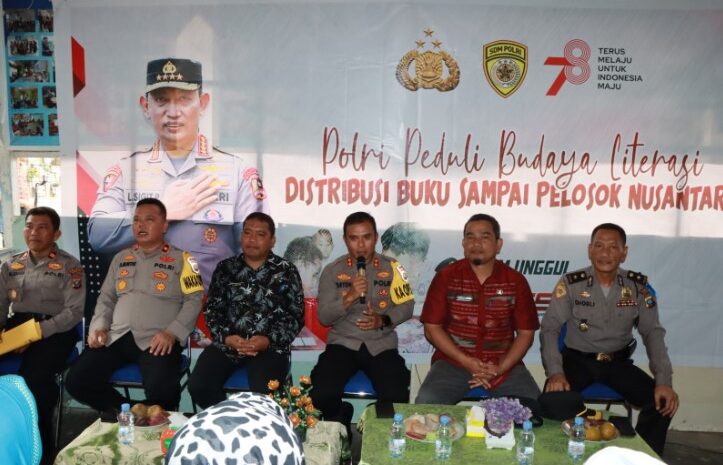  Polres Sibolga Berikan Bantuan Sumur Bor dan Distribusi Buku