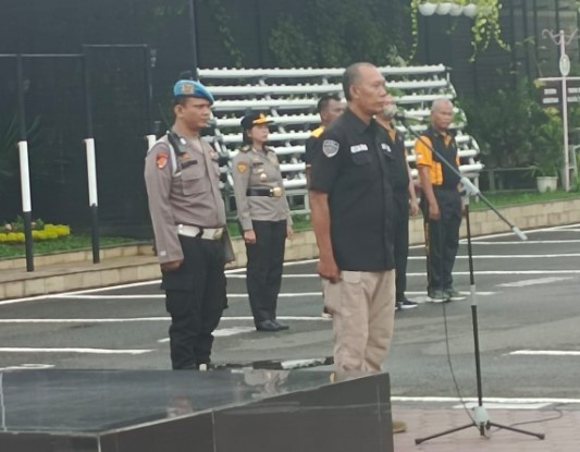  Tingkatkan Imun, Anggota Polrestabes Medan Olahraga Bersama