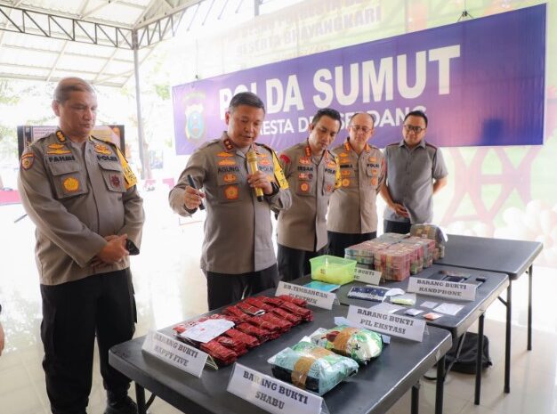 Polda Sumut Kembali Mengungkap 44 Kasus Jaringan Narkotika, 60 Pelaku Ditangkap