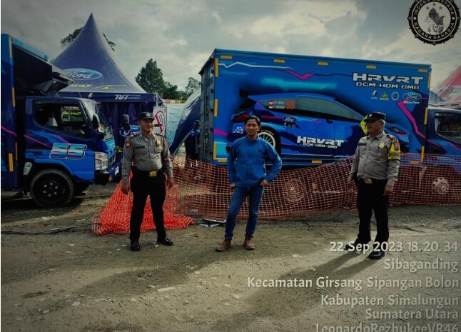 Polres Simalungun Siap Amankan Kejurnas Danau Toba Rally 2023 dan FIA APEC ASIA CUP 2023