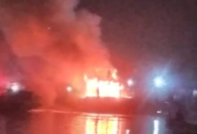  Kapal Ikan di Belawan Terbakar