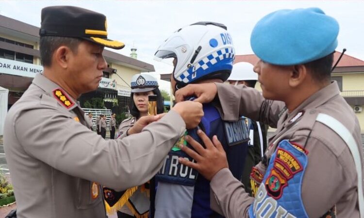  Kapolrestabes Medan Pimpin Apel Gelar Pasukan Operasi Kewilayahan Zebra Toba 2023