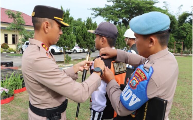  Polres Sergai Laksanakan Apel Gelar Pasukan Ops Zebra Toba 2023