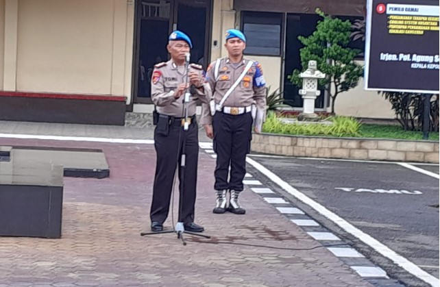  Kasi Propam Polrestabes Medan Ingatkan Personel Tertib Berlalulintas Saat Operasi Zebra 2023