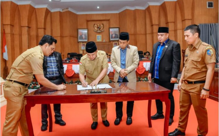 DPRD Batubara Setujui Ranperda P-APBD Tahun 2023