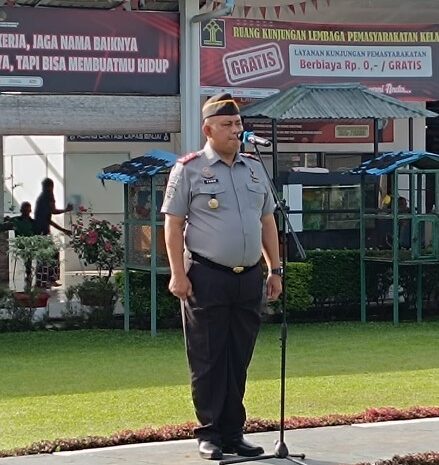  Pimpin Apel Pagi, Ini Arahan Kalapas Binjai