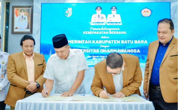  Tingkatkan Pengembangan SDM, Pemkab Batubara MOU dengan Universitas Dharmawangsa