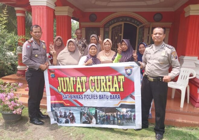 Jumat Curhat Polres Batubara, Warga Siap Dukung Polri