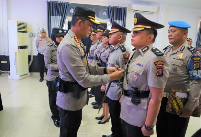  Kapolrestabes Medan Pimpin Sertijab Empat PJU Polrestabes Medan