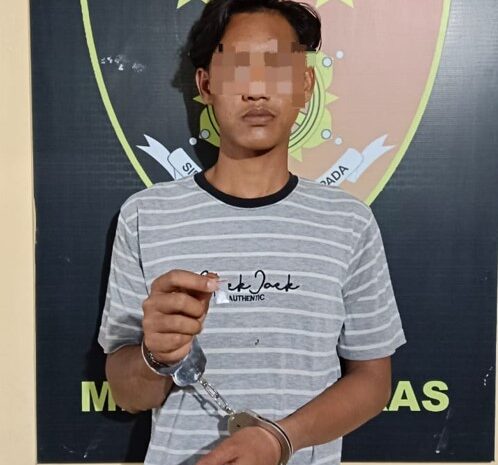 Simpan Sabu, Pria Langkat Diborgol Polsek Medang Deras