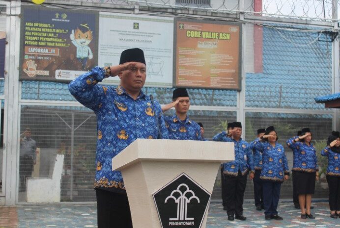  Lapas Binjai Gelar Upacara PHKN