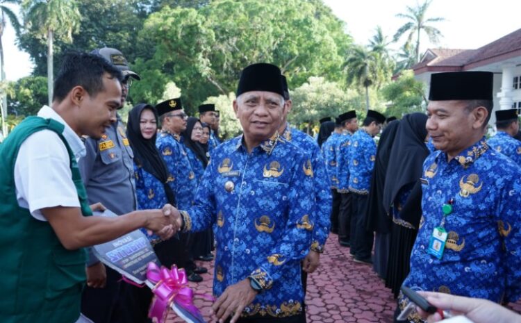 Pimpin Upacara HKN, Bupati Asahan Berharap ASN Tingkatkan Pelayanan dan Pengabdian