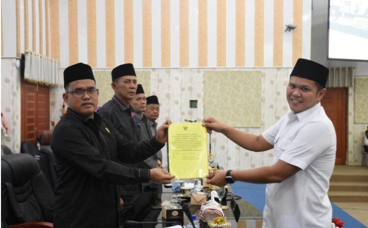 Kabupaten Sergai Resmi Tetapkan 2 Perda Baru