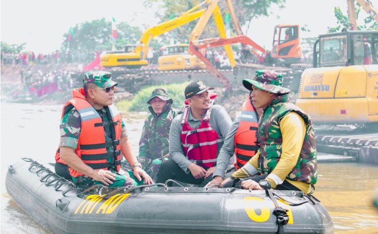  Dukung Normalisasi Sungai Deli yang Digagas Bobby Nasution, KSAD Kerahkan Personil dan Peralatan