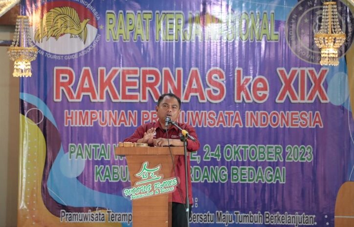  Bupati Sergai Hadiri Rakernas HPI Ke-XIX di Pantai Woong Rame