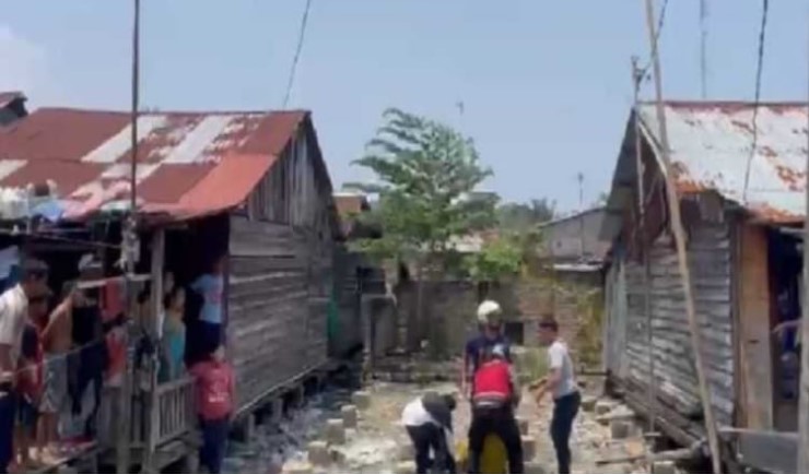 Polres Batubara Gerebek Kampung Narkoba Desa Bagan Dalam