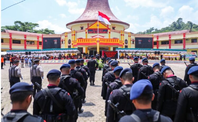 Kapolda Sumut Resmikan Gedung Satya Haprabu Mako Kompi 4 Batalyon C Sat Brimob