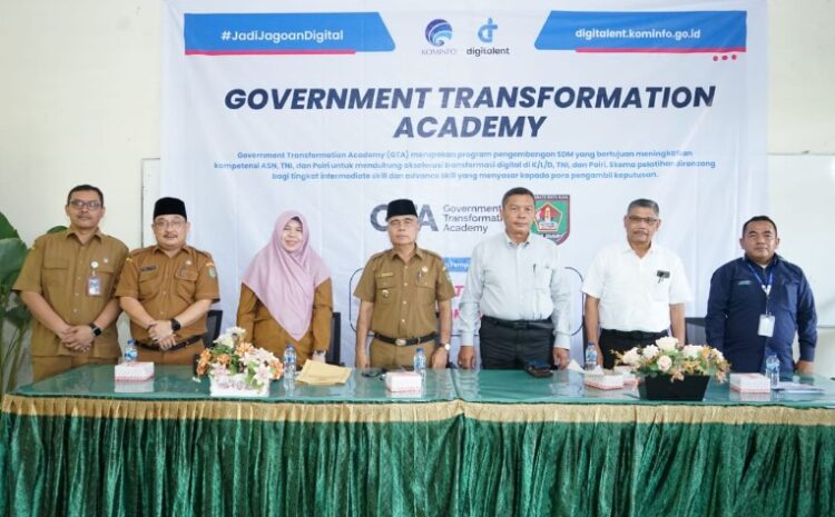  Tingkatkan Kompetensi, Pemkab Asahan Gelar Pelatihan Government Transformation Academy