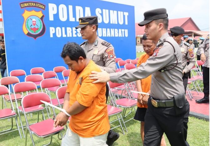 Polres Labuhanbatu Ringkus Bandar Sabu Antar Provinsi