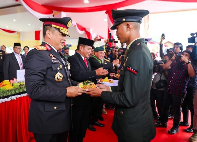 Kapolda Sumut Hadiri Upacara Peringatan HUT TNI Ke-78