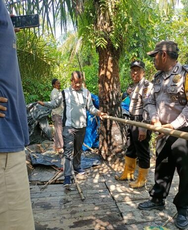 Polsek Kualuh Hilir Cek Lapak Narkoba dan Judi Viral