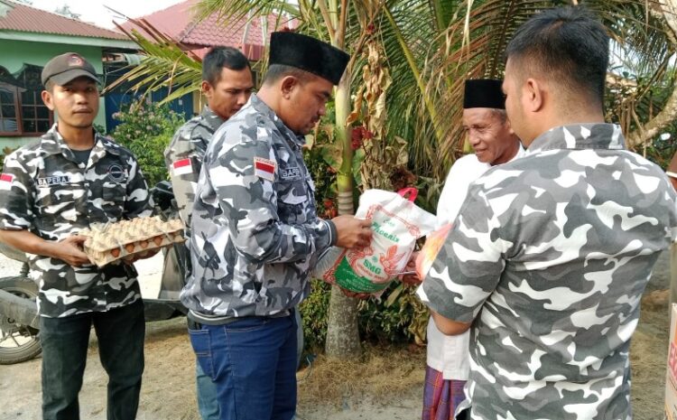 Kunjungi Korban Kebakaran, DPD Bapera Batubara Ikut Prihatin dan Beri Bantuan