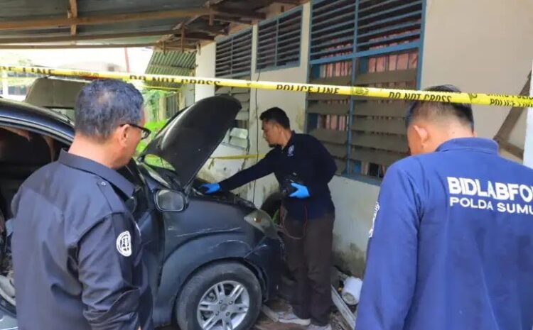 Polres Labuhanbatu Periksa Saksi dan Olah TKP Motif Pembakaran Mobil Milik Ketua LPPA