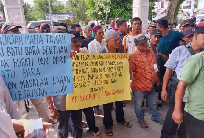  PT Socfindo Dituding Serobot Lahan Warga, Koptan Tanah Perjuangan Minta DPRD Bentuk Pansus