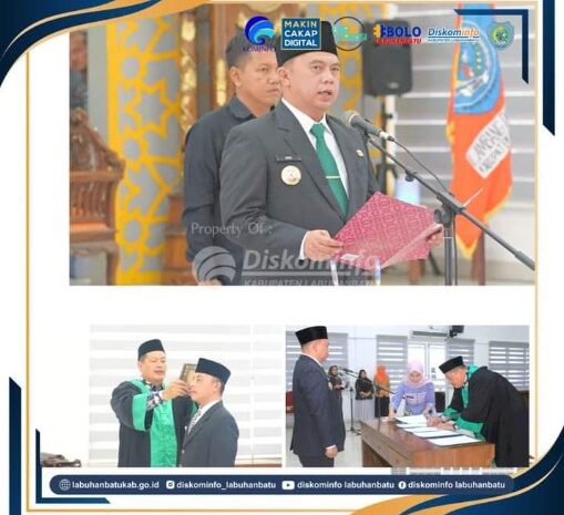 Bupati Labuhanbatu Lantik Pimpinan Baznas Priode 2023 – 2028