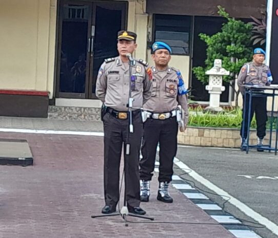  Pimpin Apel Pagi, Ini Arahan Kasie Keu Polrestabes Medan