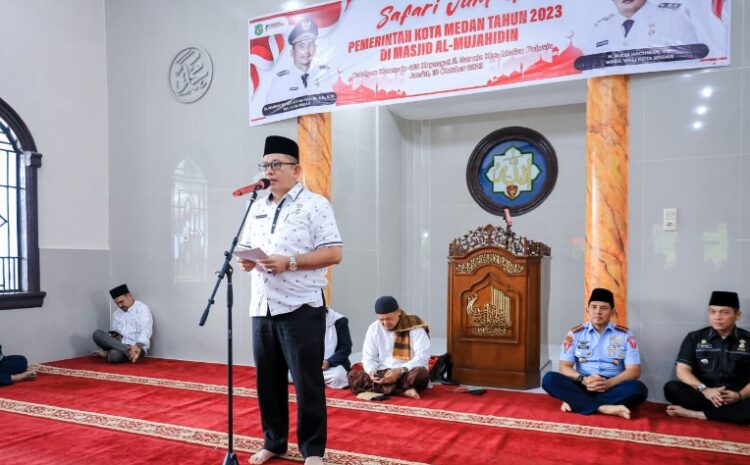 Safari Jumat, Pemko Medan Ajak Masyarakat Doakan Umat Muslim di Palestina