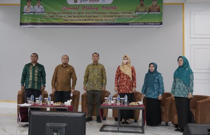 Pemkab Asahan Gelar Koordinasi Pokjanal Kabupaten, Kecamatan dan Puskesmas