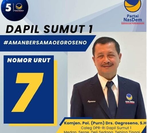 Jubir DPW Nasdem Bali Agus Dei Segu: Oegroseno Sosok Polisi Berkarakter, Tegas dan Sederhana