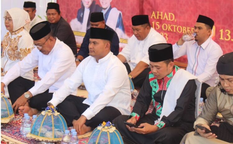 Ketua DPRD dan Dandim 1311 Hadiri Sholawatan dan Doa Bersama Hut Ke-10 Morowali Utara dan Hut Ke-78 TNI