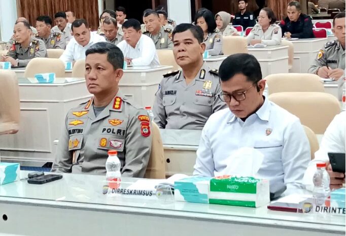  Kapolrestabes Medan Ikuti Taklimat Awal Audit Kinerja Itwasda Polda Sumut