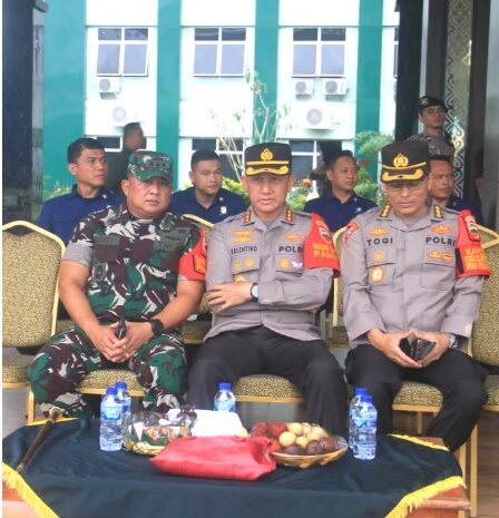  Kapolrestabes Medan Hadiri Apel Gelar Pasukan Kunjungan Wakil Presiden RI