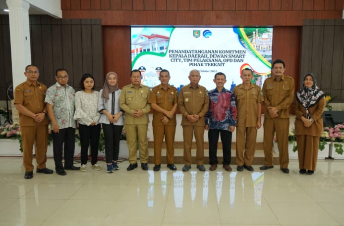  Bupati Asahan Tandatangani Komitmen Bersama Menuju Asahan Smart City