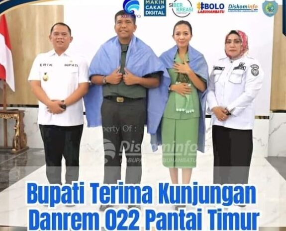 Bupati Labuhanbatu Sambut Kunker Danrem 022/Pantai Timur