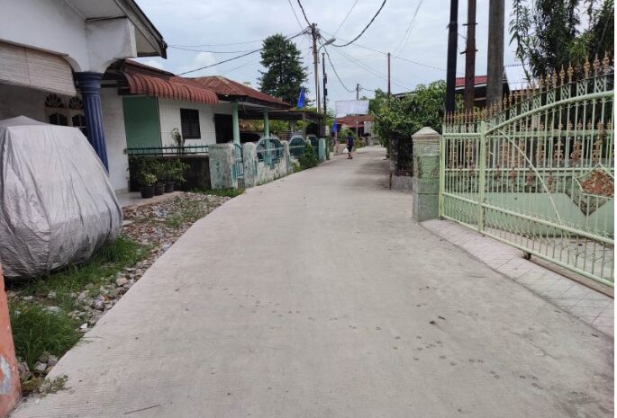  Dinas SDABMBK Kota Medan Perbaiki Jalan Pancing I Gg. Buntu