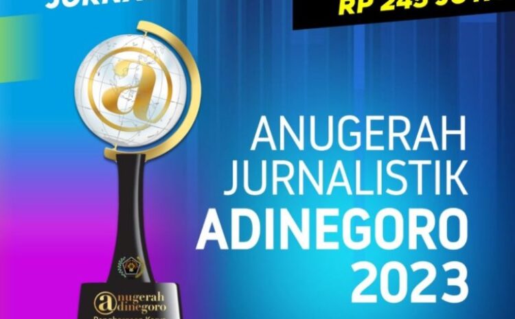 PWI Pusat Gelar Anugerah Jurnalistik Adinegoro 2023 Berhadiah Rp 245 Juta