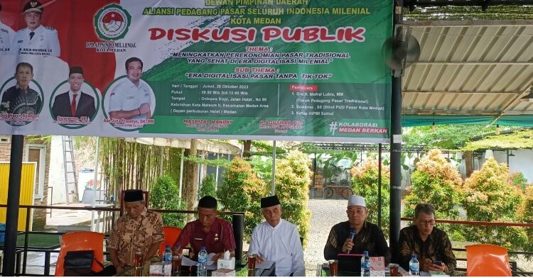 Perkuat Pasar Tradisional di Era Digitalisasi, Appsindo Milenial Kota Medan Gelar Diskusi Publik