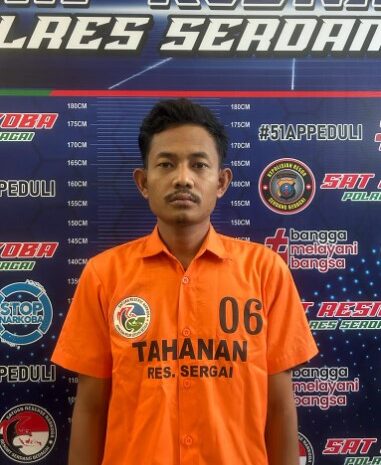  Satnarkoba Polres Sergai Bekuk Pengedar Sabu