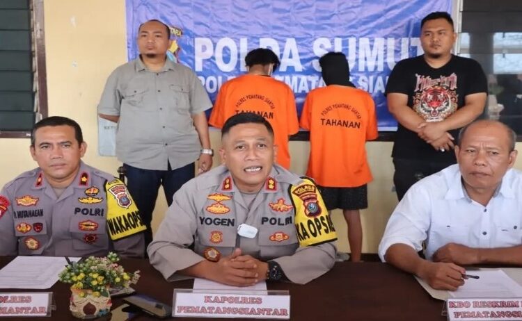  2 Remaja Aniaya Tuna Wisma Disabilitas Pengumpul Barang Bekas Ditangkap Polres Siantar