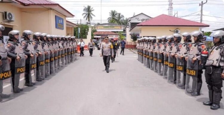  Kapolda Sumut Kunjungi Polres Batubara Pastikan Kesiapan Operasi Mantap Brata 2023