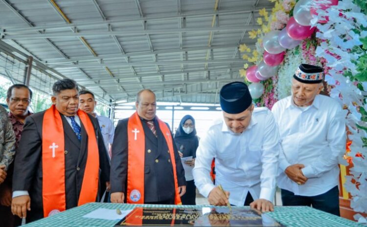  Resmikan GKII, Bupati Batubara Minta Tingkatkan Kerukanan Umat Bergama