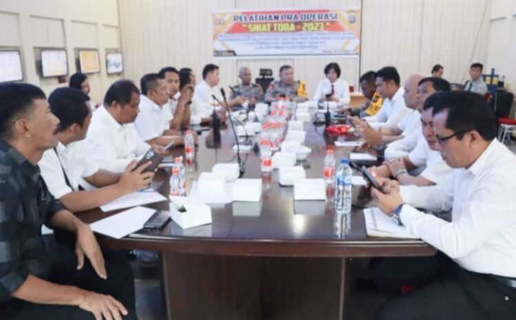 Polrestabes Medan Ikuti Lat Pra Operasi Sikat Toba 2023 Lewat Zoom Meeting