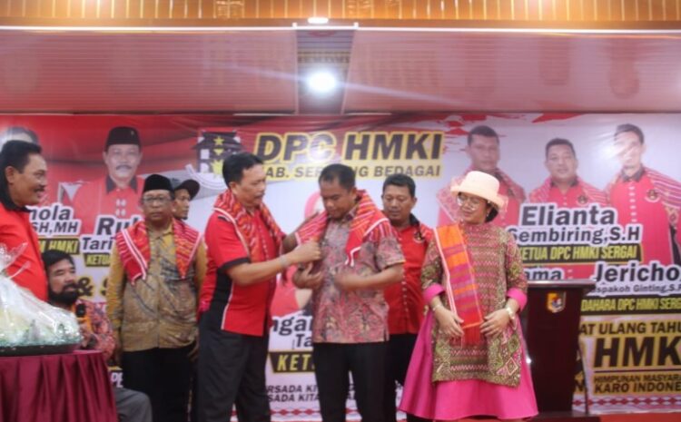 Lantik Pengurus HMKI Sergai, Bupati Minta Ormas Menjadi Perantara Aspirasi Masyarakat