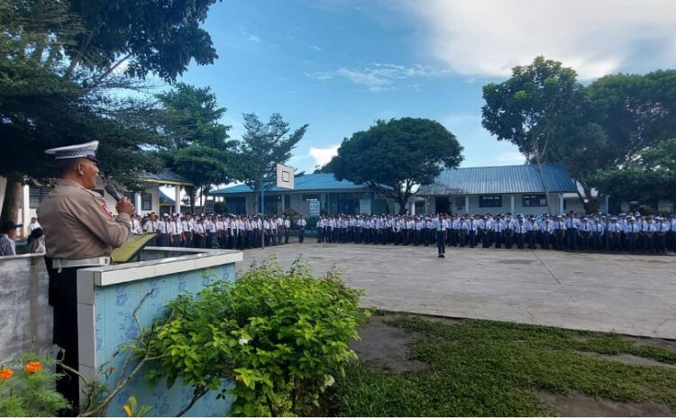  Satlantas Polres Batubara Galakan Sosialisasi Tertib Berlalu Lintas Kepada Pelajar