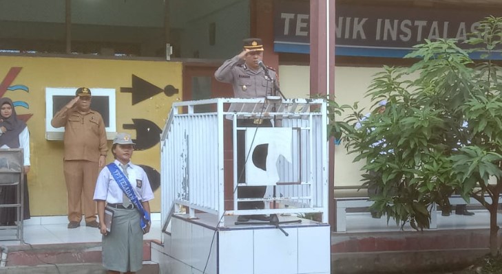  Kasat Binmas Polrestabes Medan Jadi Pembina Upacara di Yayasan Teladan Pertiwi