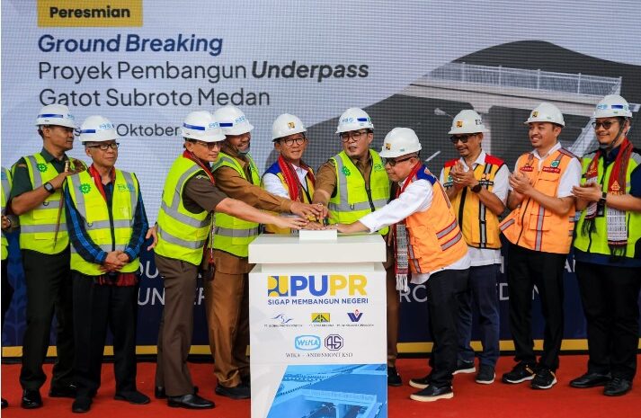 Pembangunan Underpass Jalan Gatot Subroto Medan Resmi Dimulai, Ditargetkan Selesai 2024